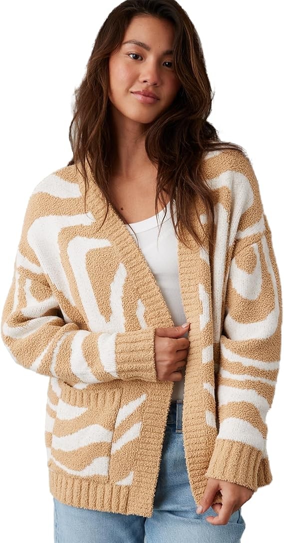 Women Chenille Cardigan