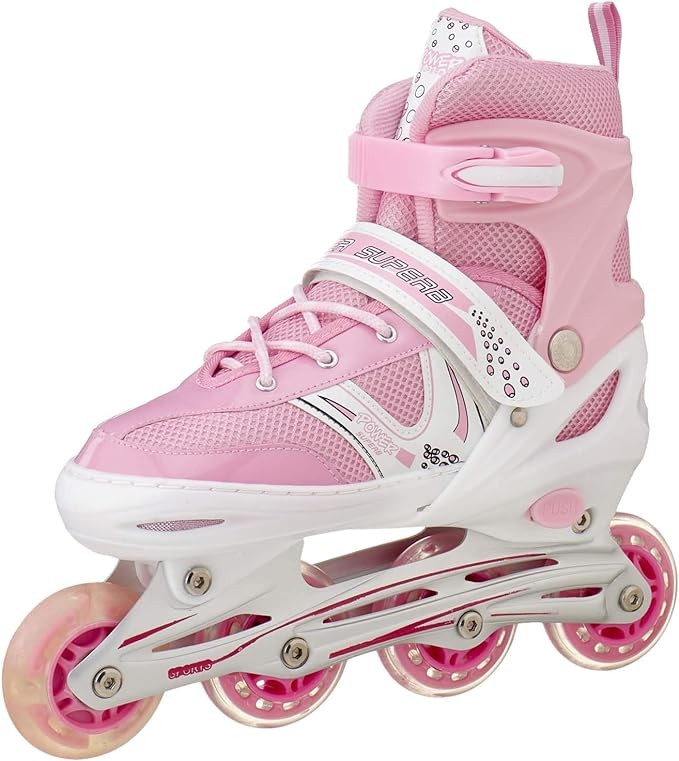 Other Roller skate shoes for children, size 39-42 - pink and white